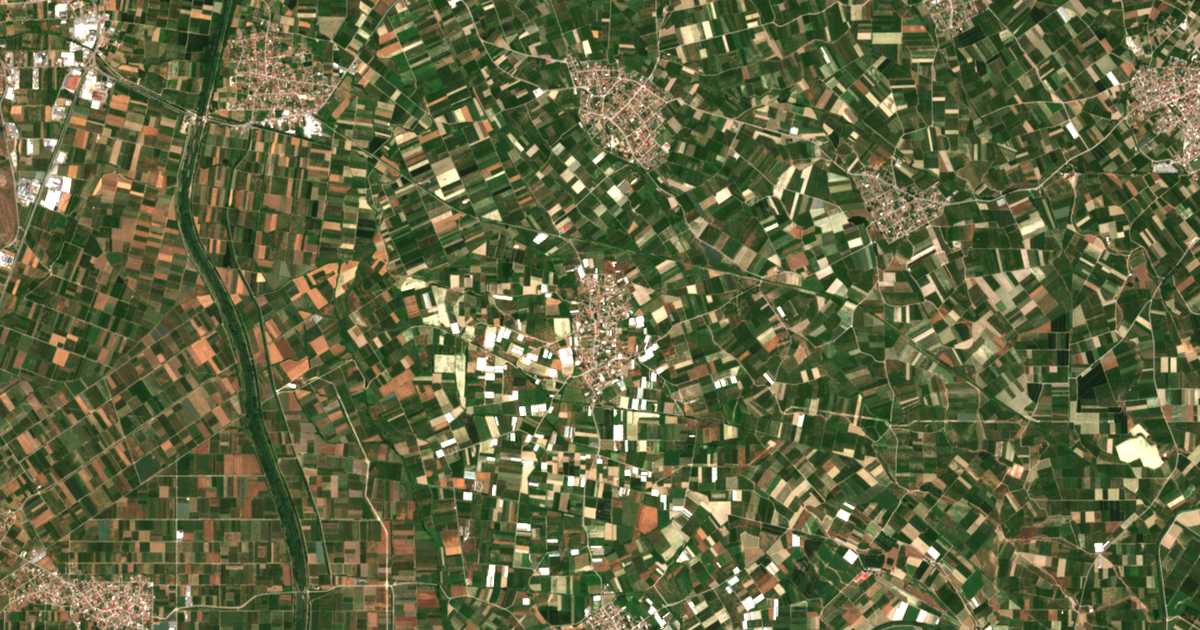 Сателитска карта на Прањани