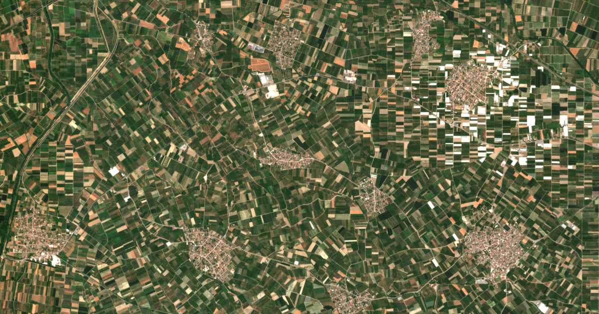 Сателитска карта на Гропино