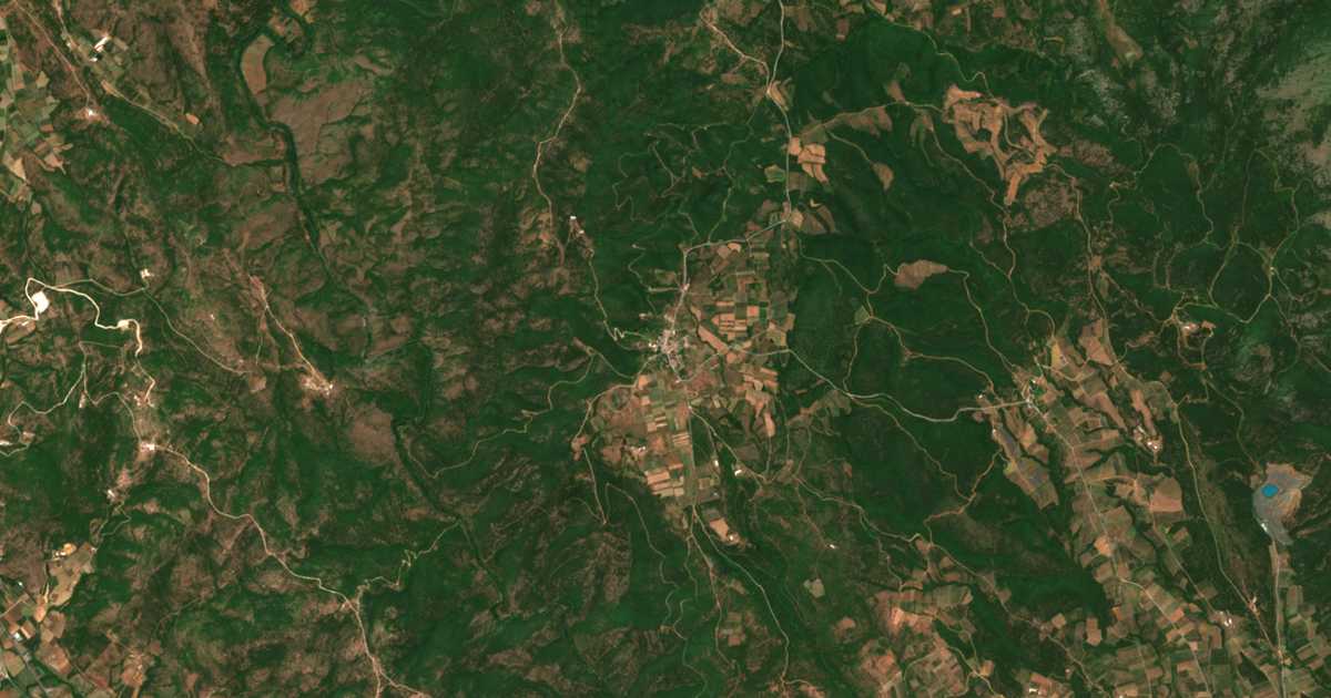 Сателитска карта на Дреново