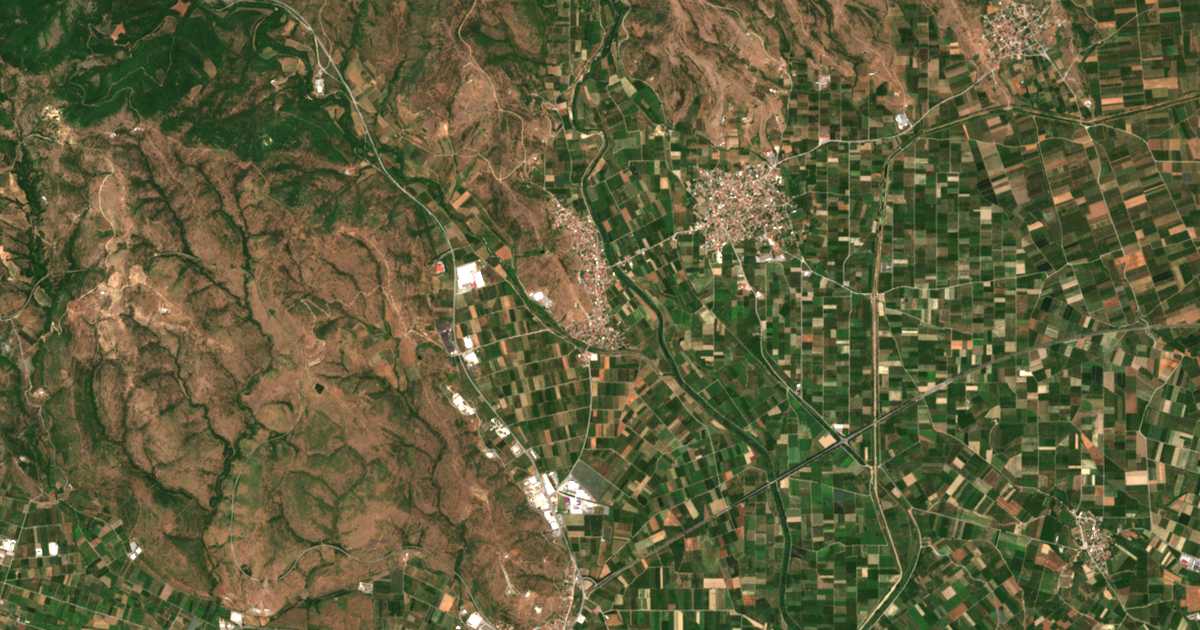 Сателитска карта на Свети Илија