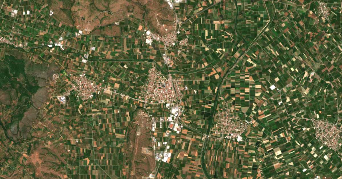 Сателитска карта на Вртикоп