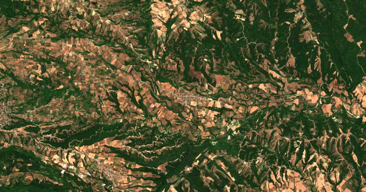 Сателитска карта на Лагорахи