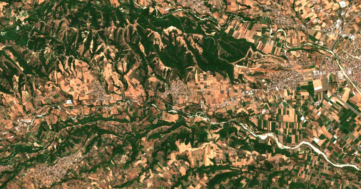 Сателитска карта на Неокесарија