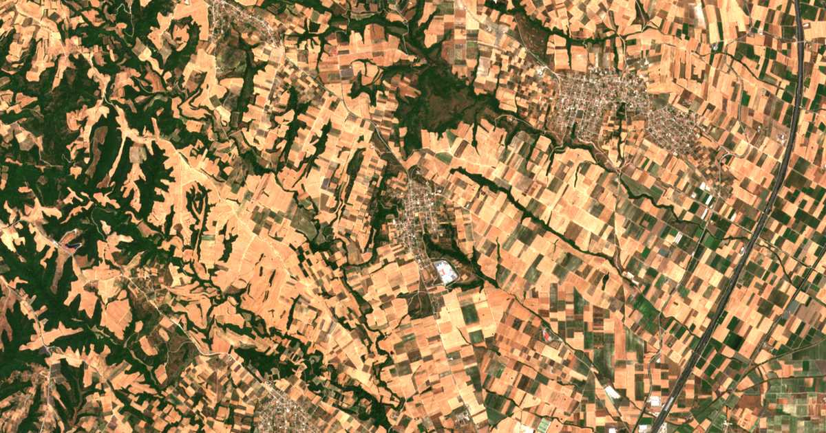 Сателитска карта на Арбаути