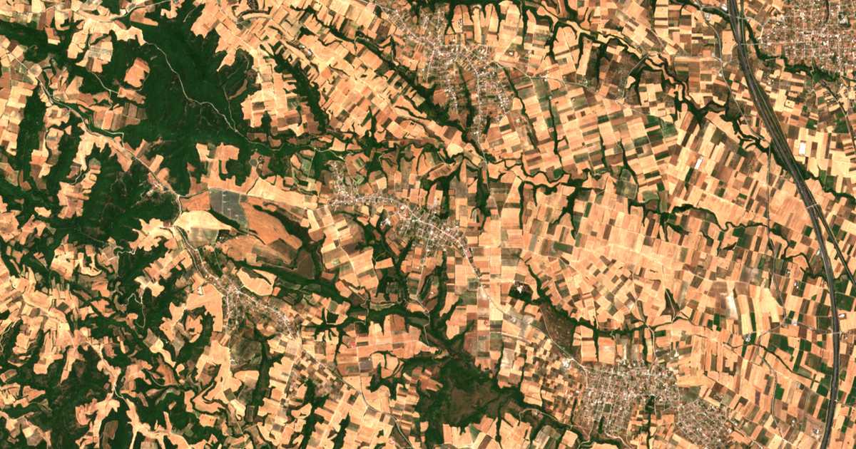 Сателитска карта на Alónia