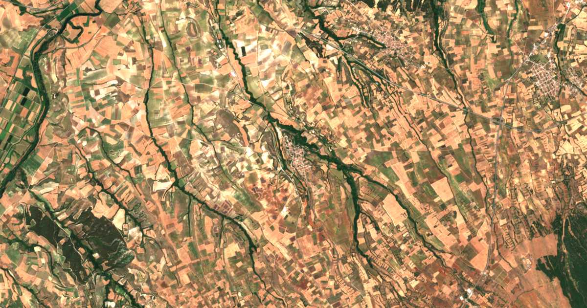 Сателитска карта на Анџишта