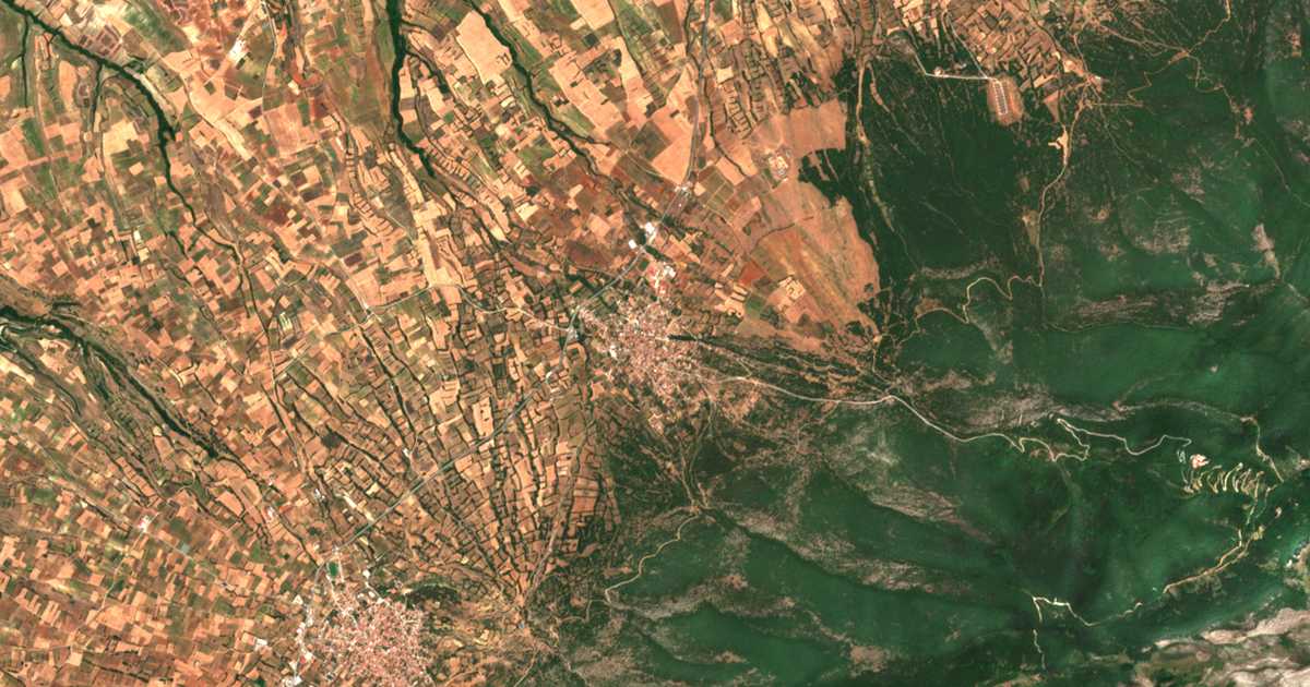 Сателитска карта на Ќупќој