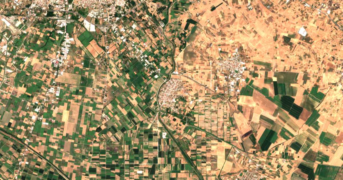 Сателитска карта на Ново Село