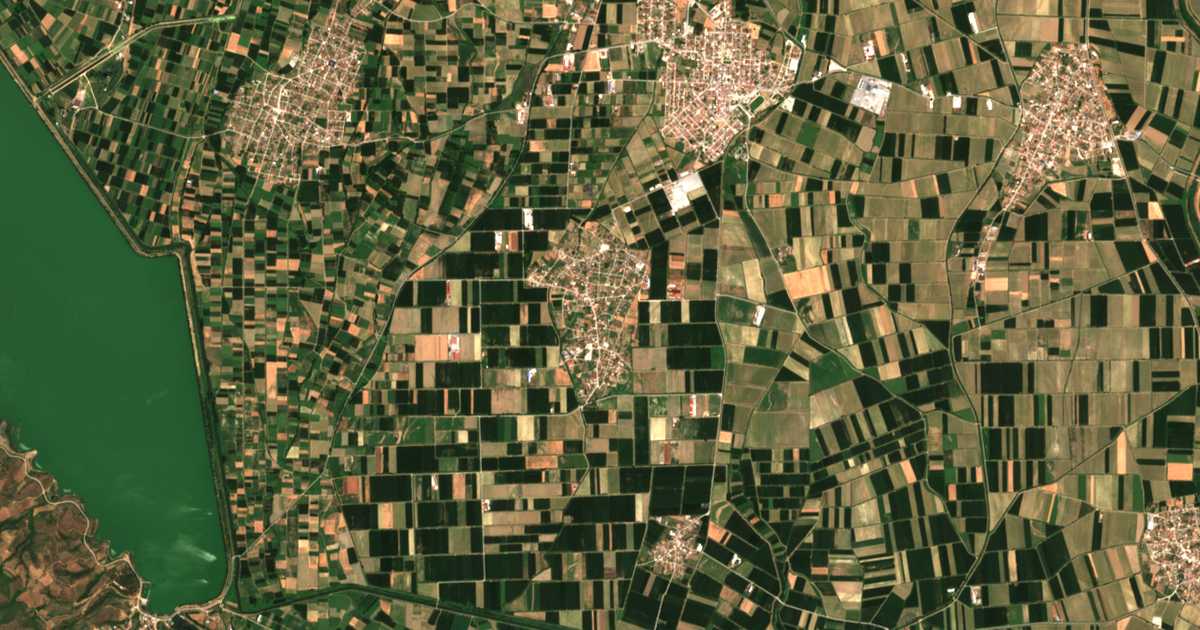 Сателитска карта на Орманли