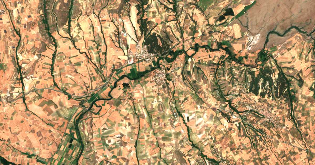 Сателитска карта на Станица Анџишта