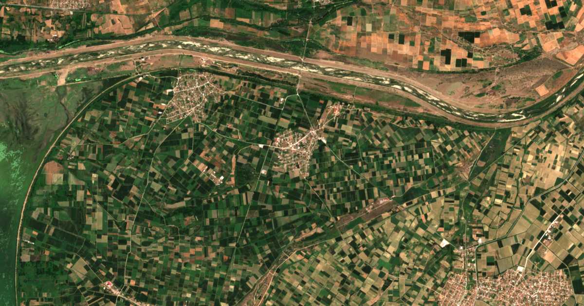 Сателитска карта на Мрсна