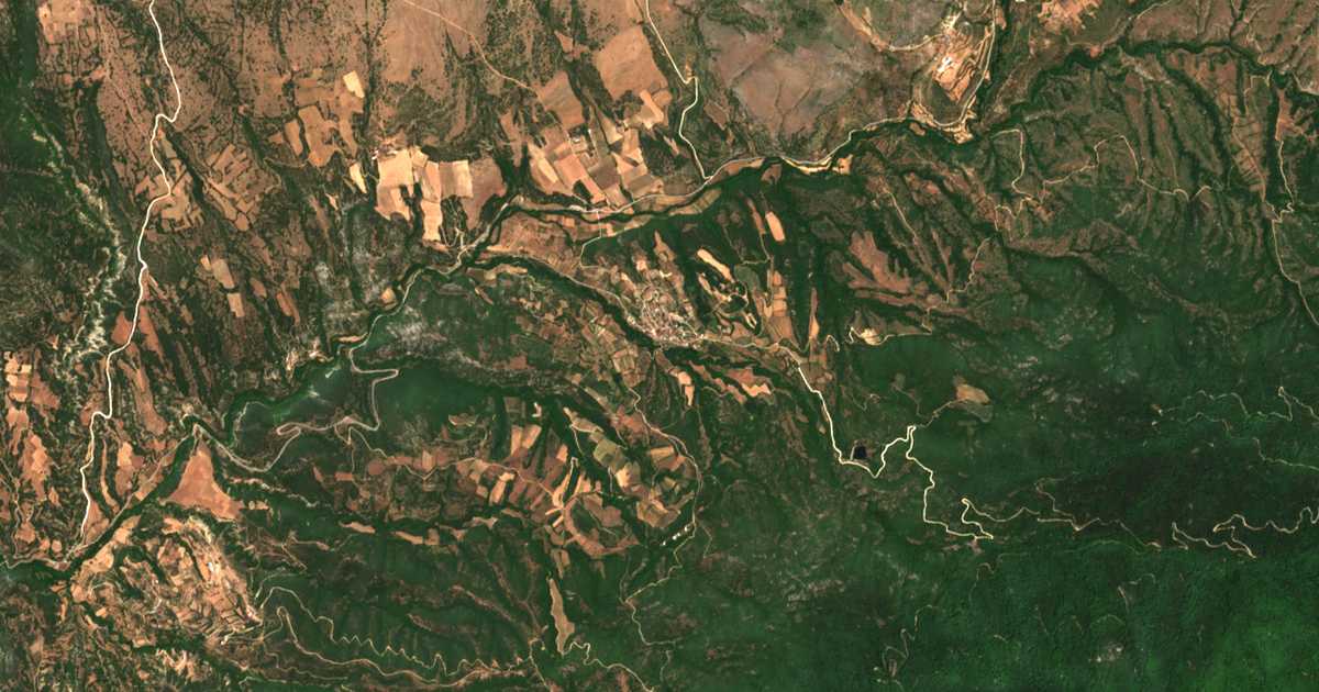 Сателитска карта на Црвишта