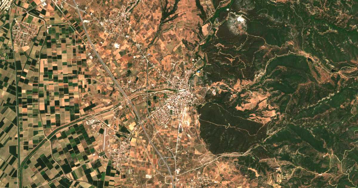 Сателитска карта на Валовишта