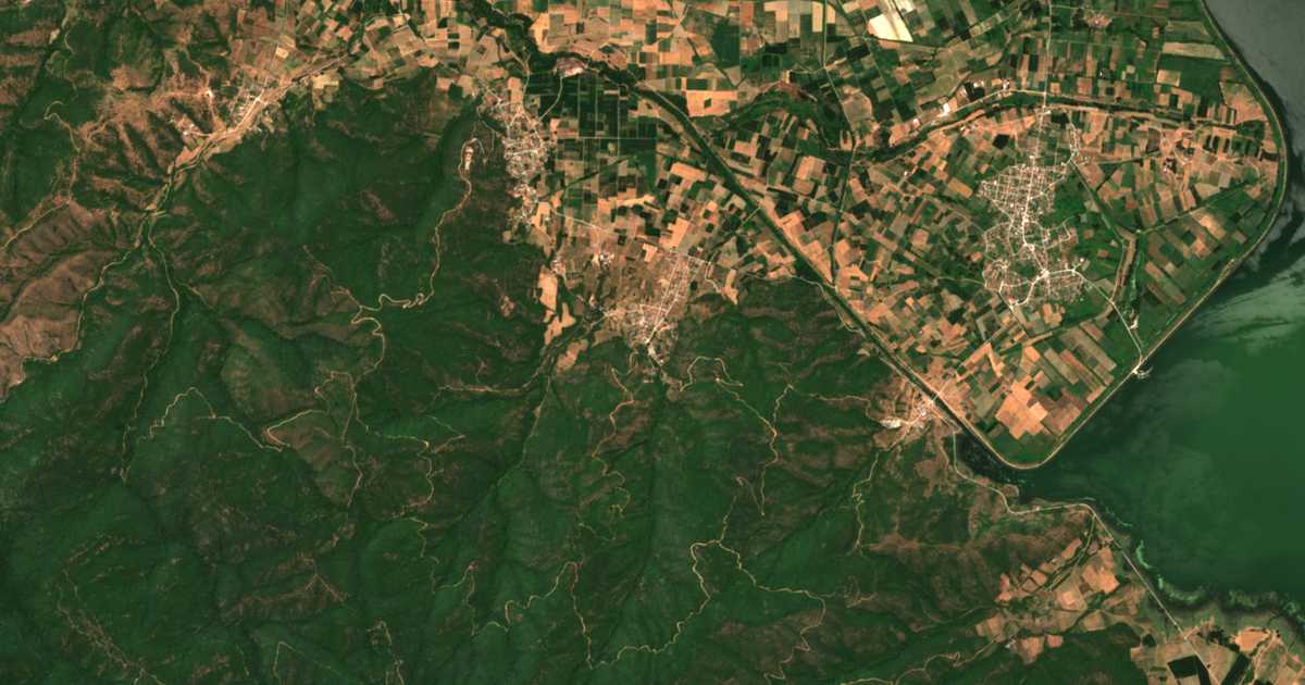 Сателитска карта на Старошево