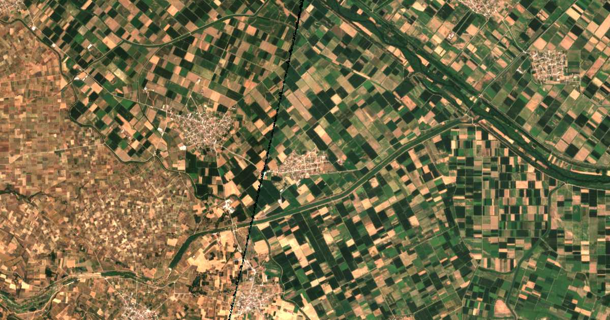Сателитска карта на Мерјан