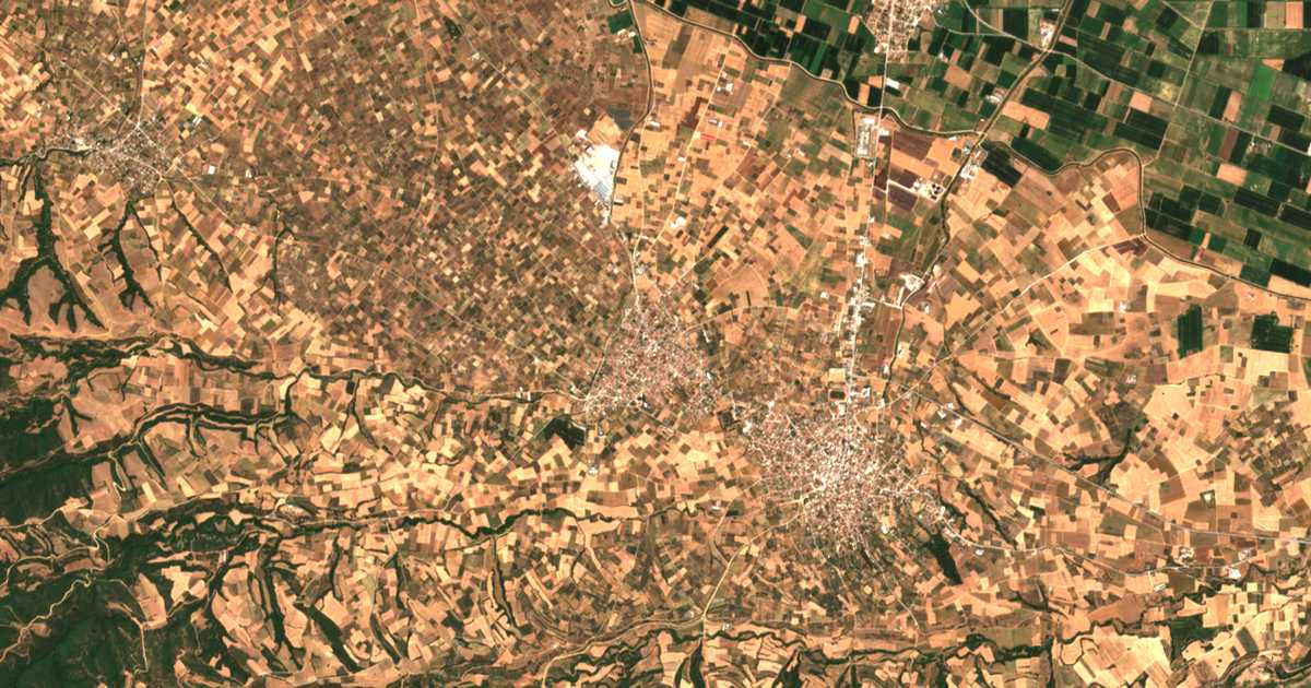 Сателитска карта на Черпишта