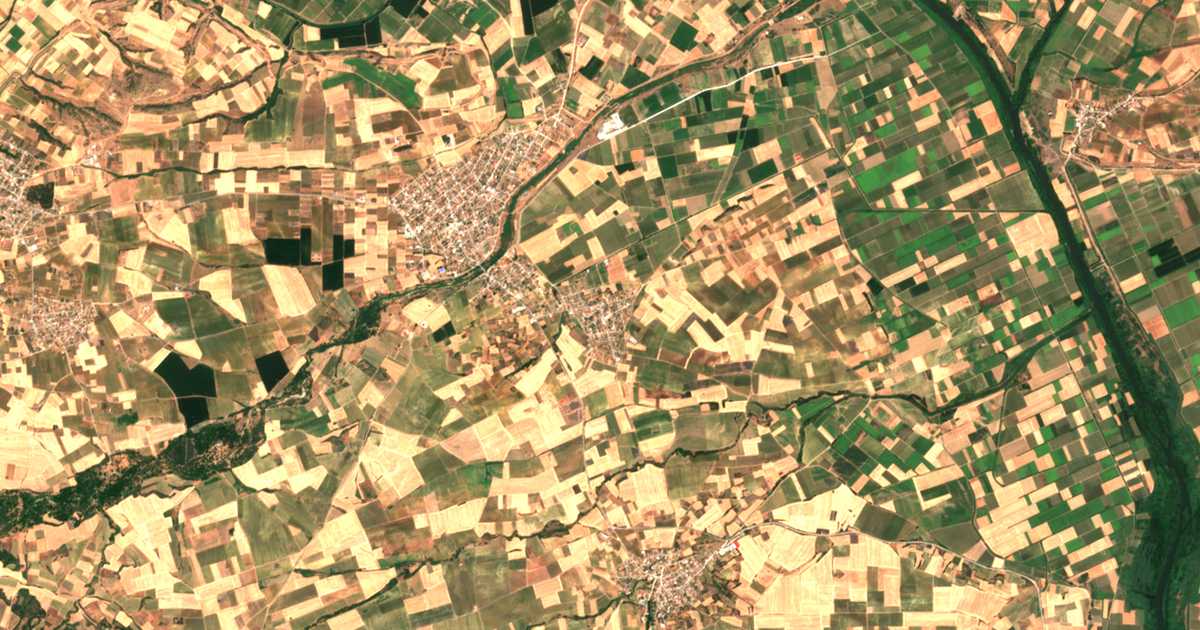 Сателитска карта на Черкезќој