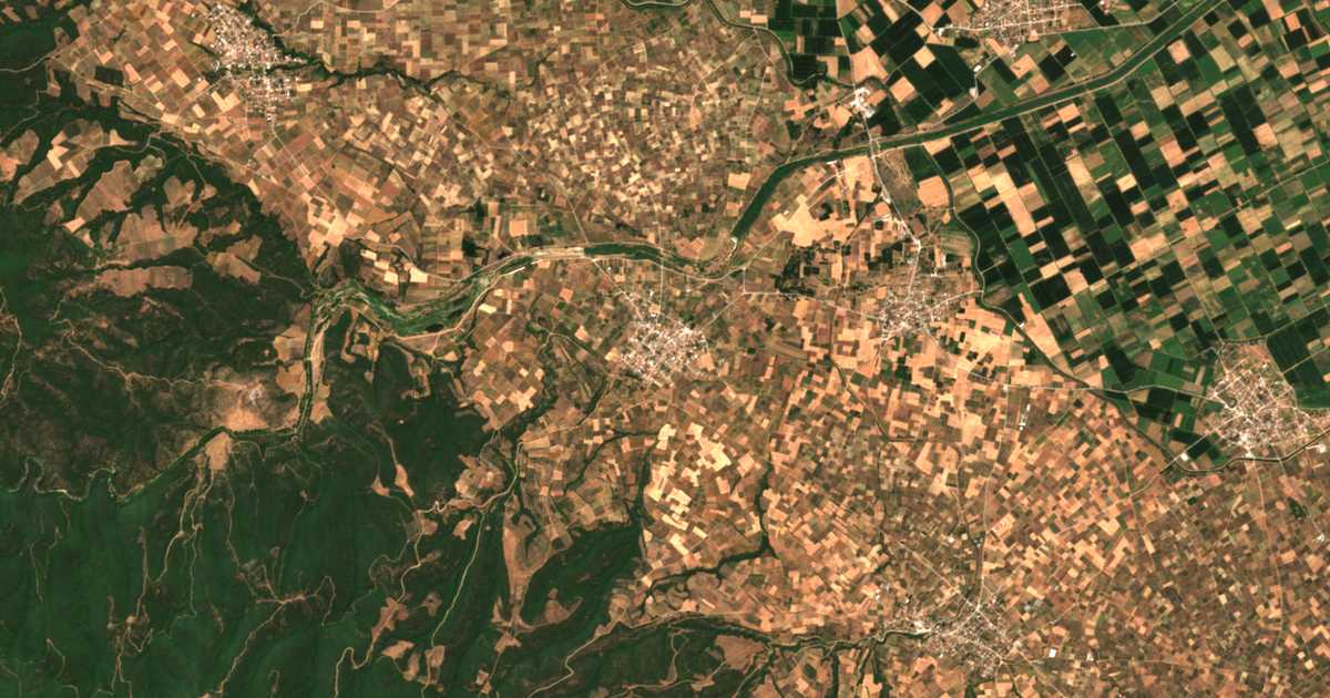 Сателитска карта на Копач