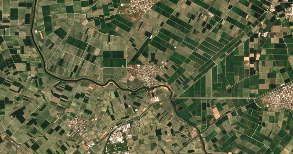 Сателитска карта на Лудијас