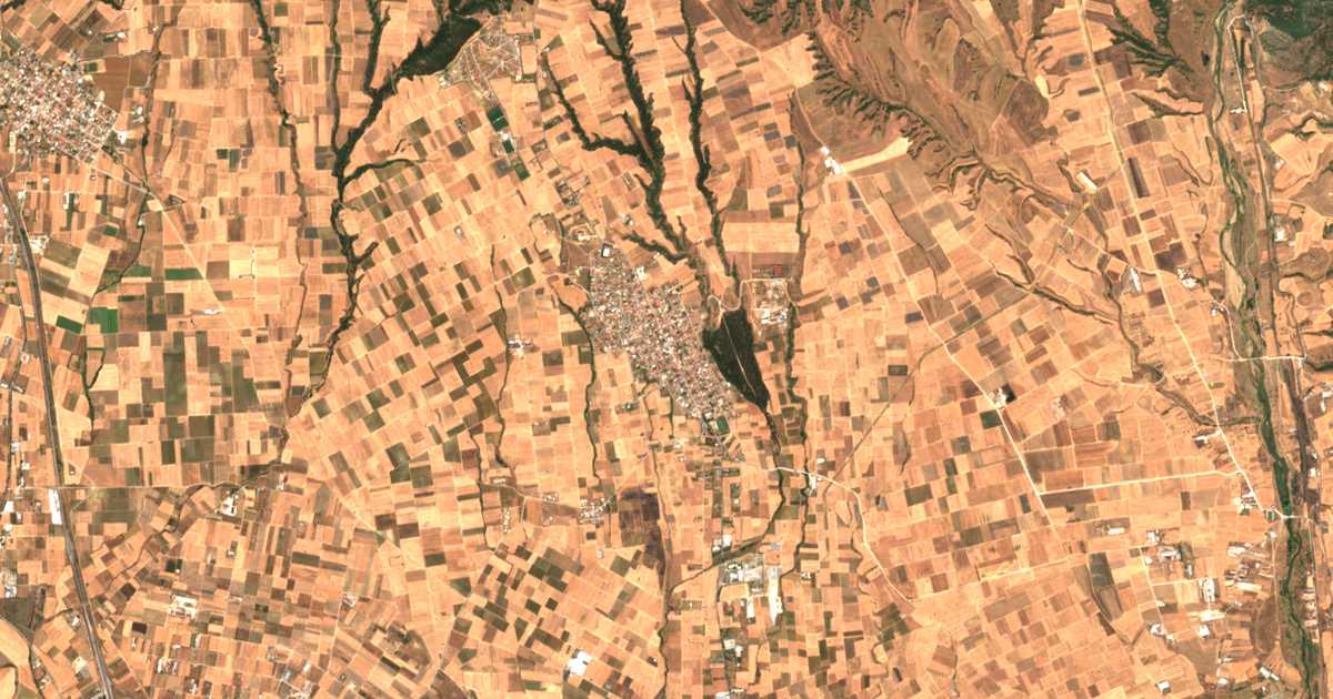 Сателитска карта на Бугариево