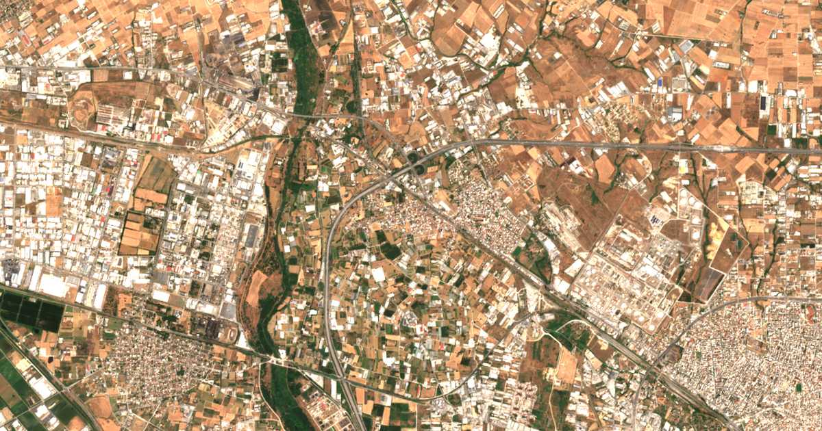 Сателитска карта на Арапово