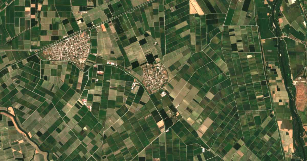 Сателитска карта на Кангалич