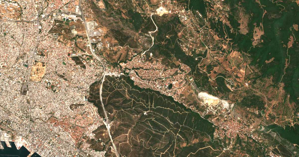 Сателитска карта на Јуренџик
