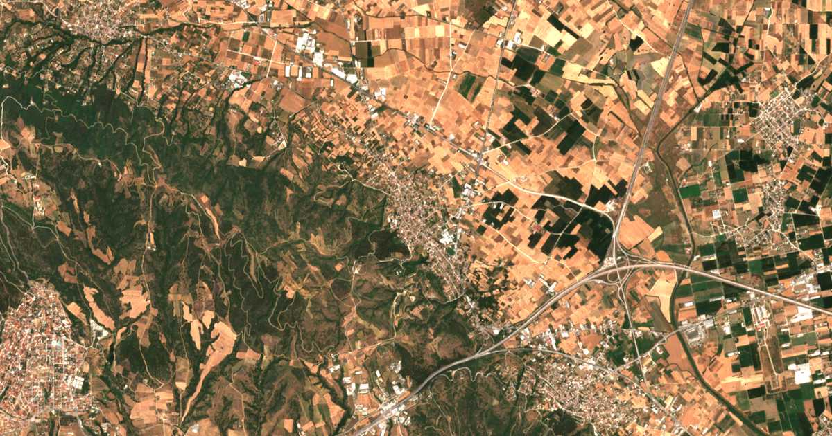 Сателитска карта на Ајватово