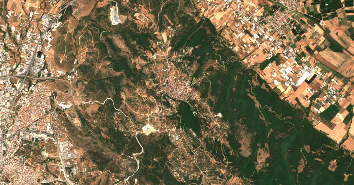 Сателитска карта на Јалиџик