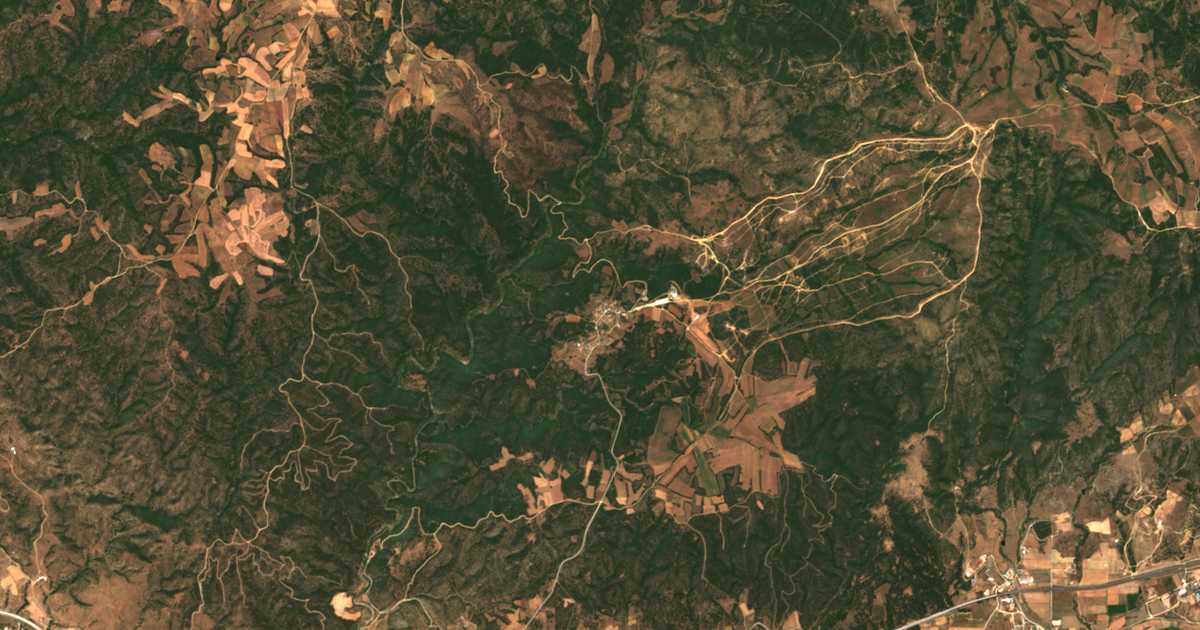 Сателитска карта на Ѓулџук Маало