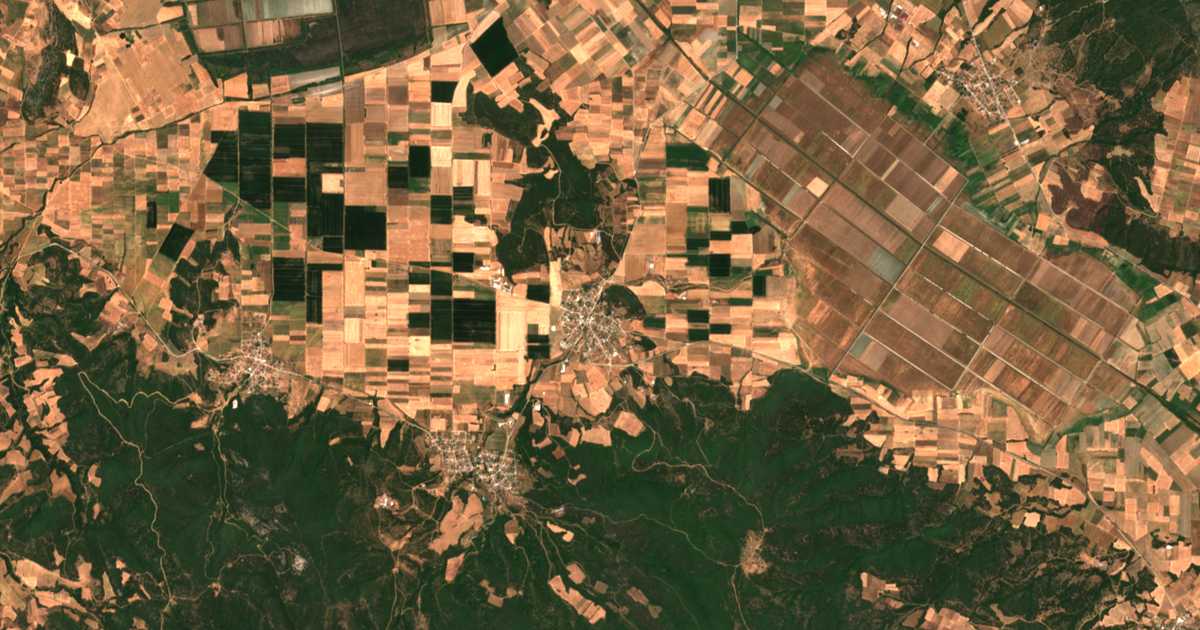Сателитска карта на Текри Вермишли