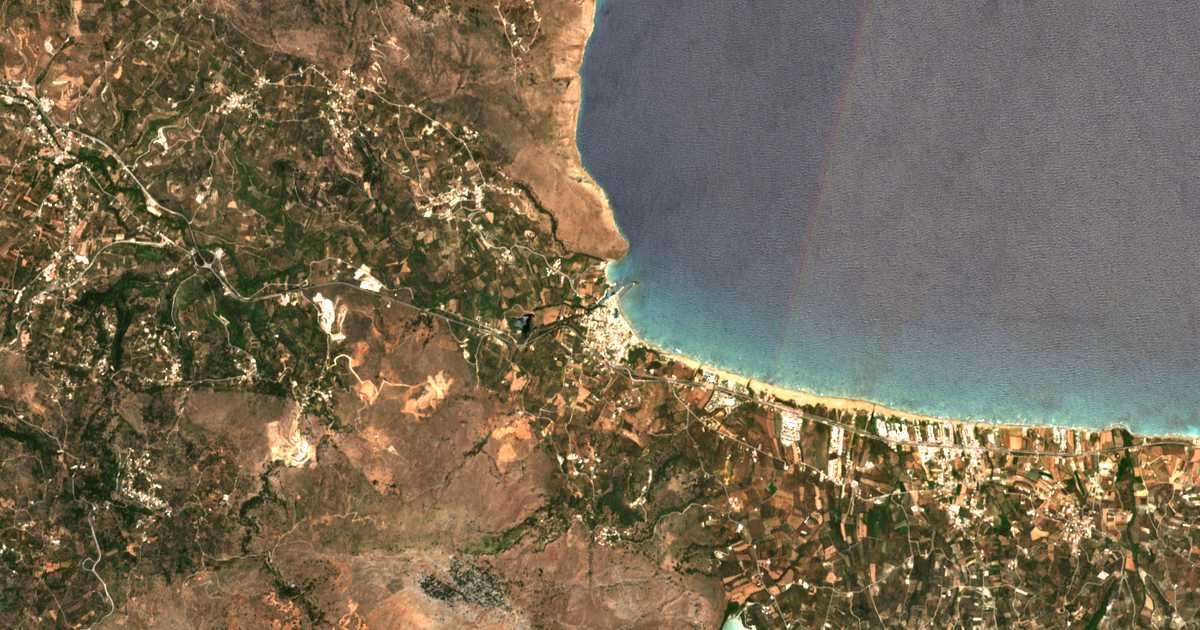Сателитска карта на Georgioúpolis