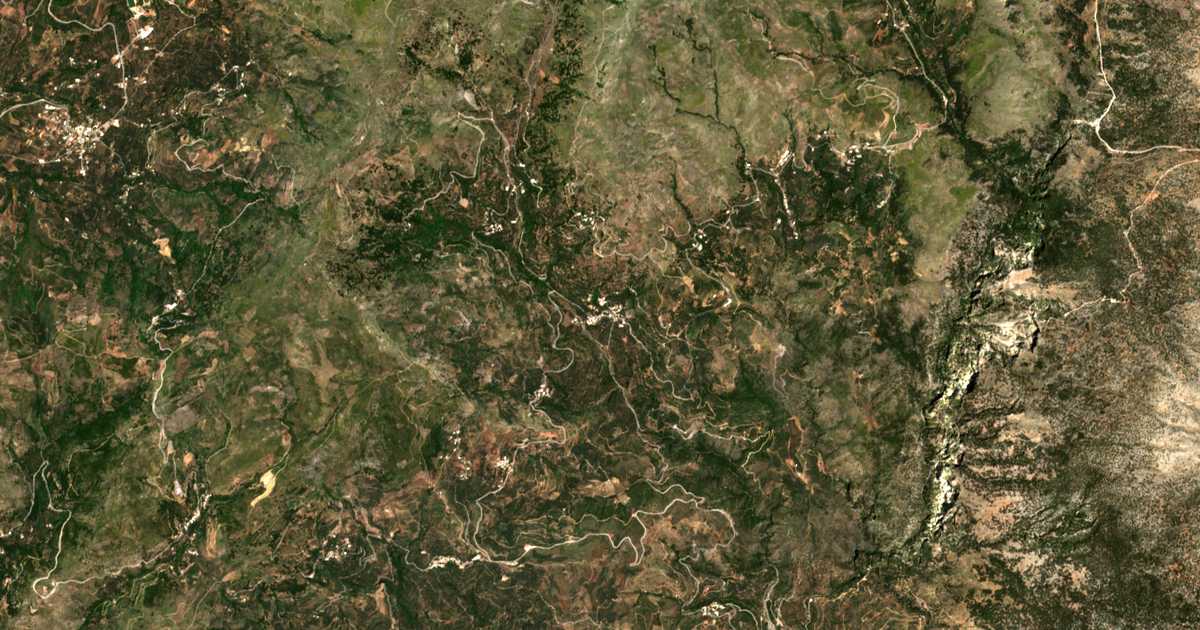 Сателитска карта на Kampanós