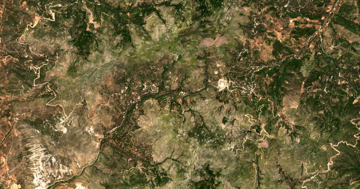 Сателитска карта на Perivólia