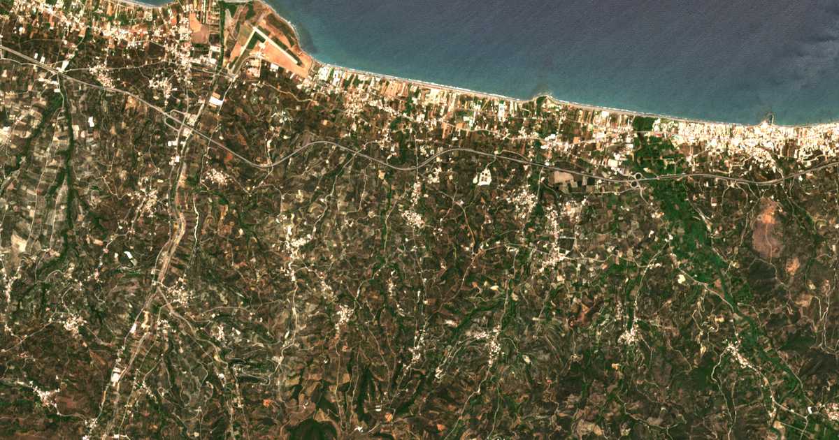 Сателитска карта на Kontomárion