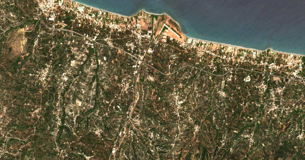 Сателитска карта на Vlacheronítissa