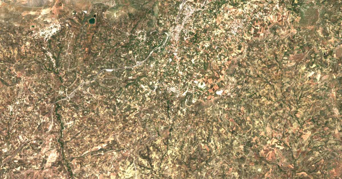 Сателитска карта на Áno Moúlia