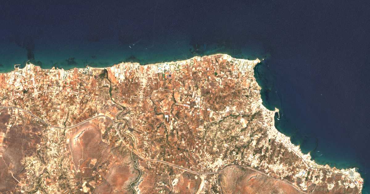 Сателитска карта на Ágios Ioánnis
