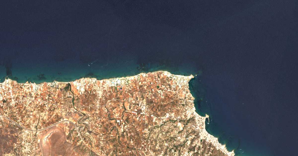 Сателитска карта на Agkisarás