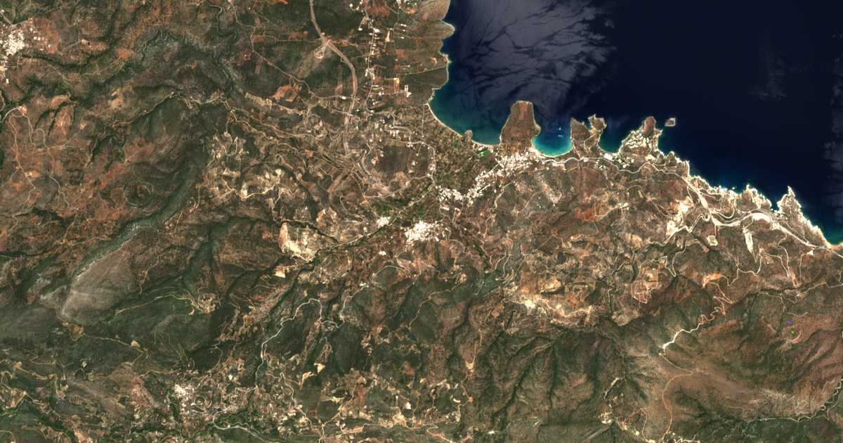 Сателитска карта на Kalón Choríon