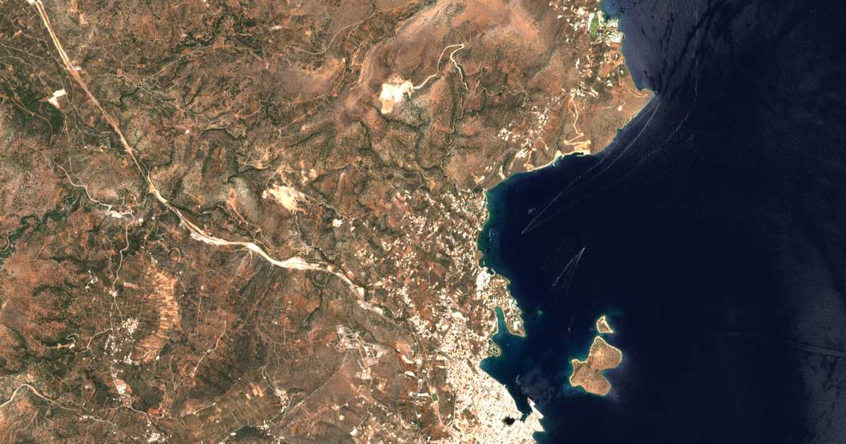 Сателитска карта на Katsíkia