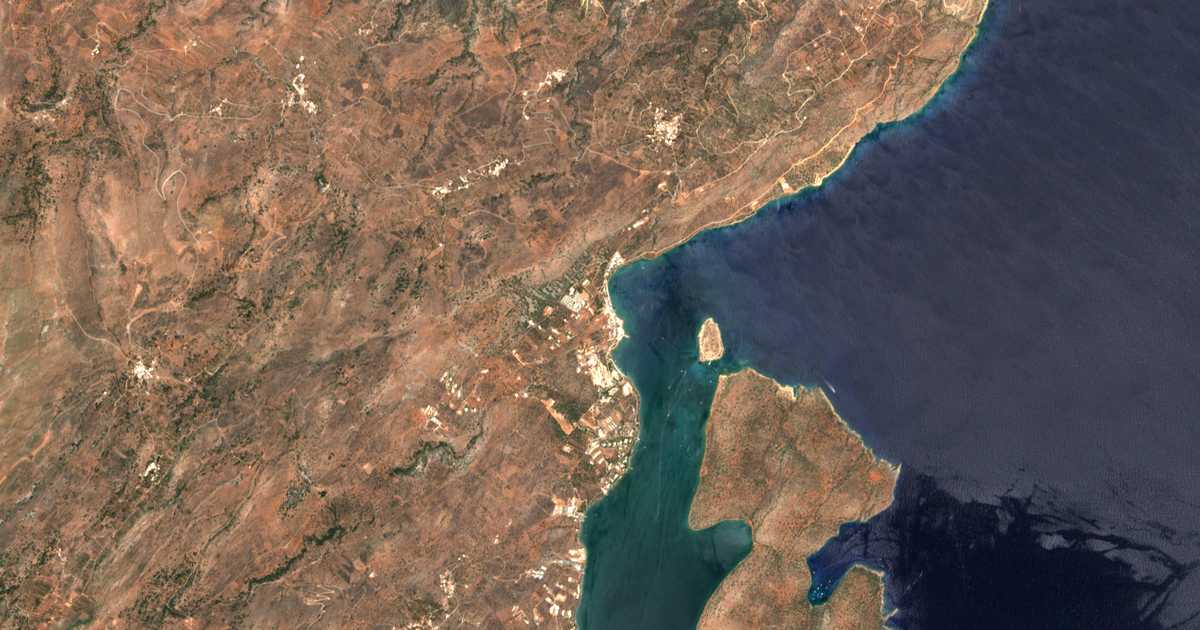 Сателитска карта на Pláka