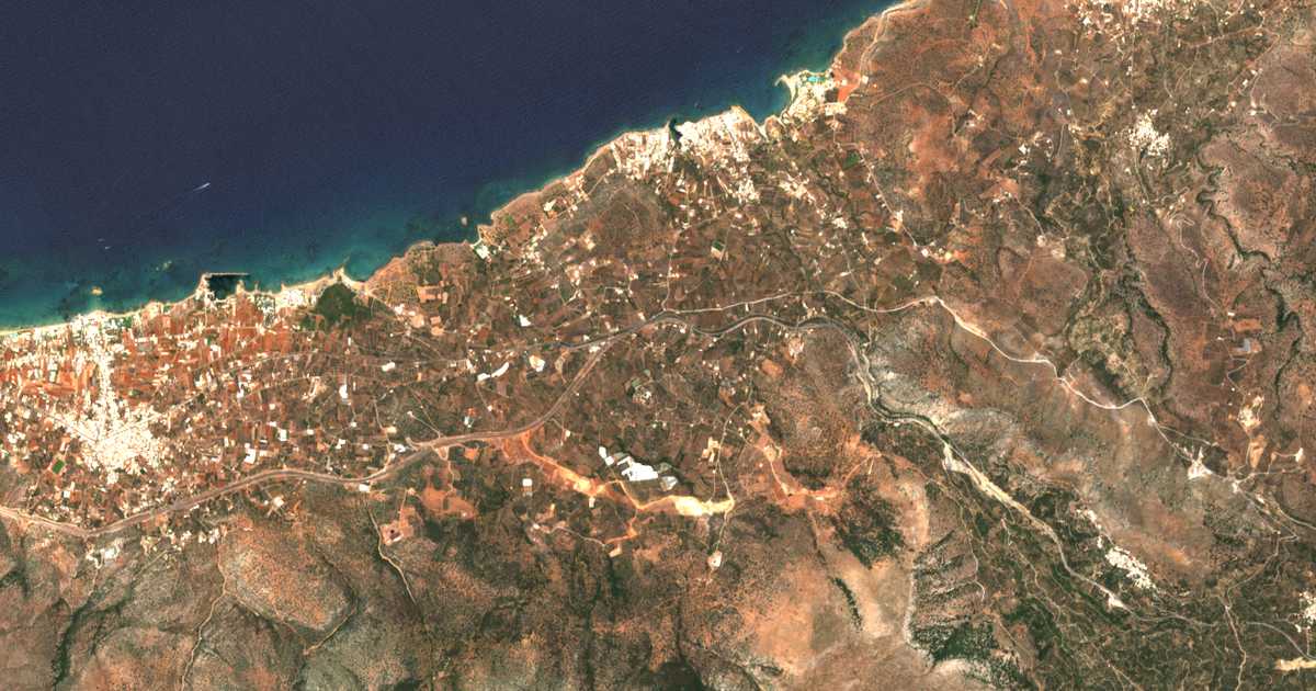 Сателитска карта на Pýrgos