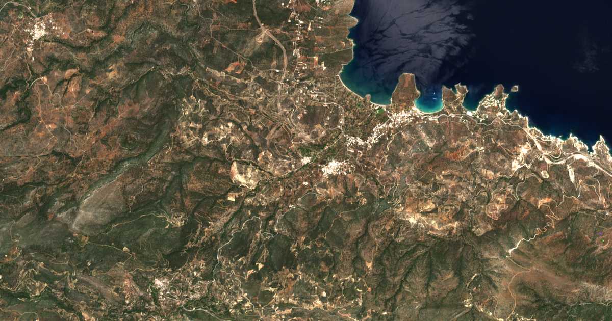 Сателитска карта на Pýrgos