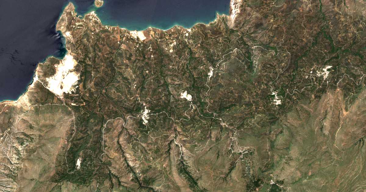 Сателитска карта на Tourlotí