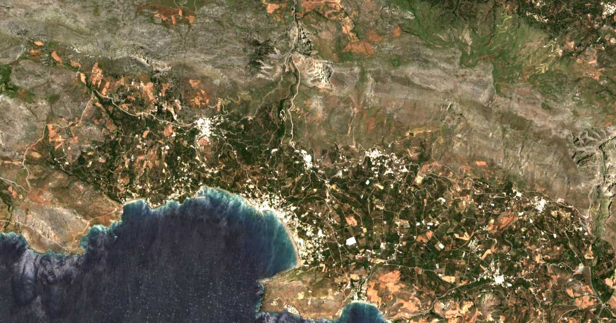 Сателитска карта на Mýrthios