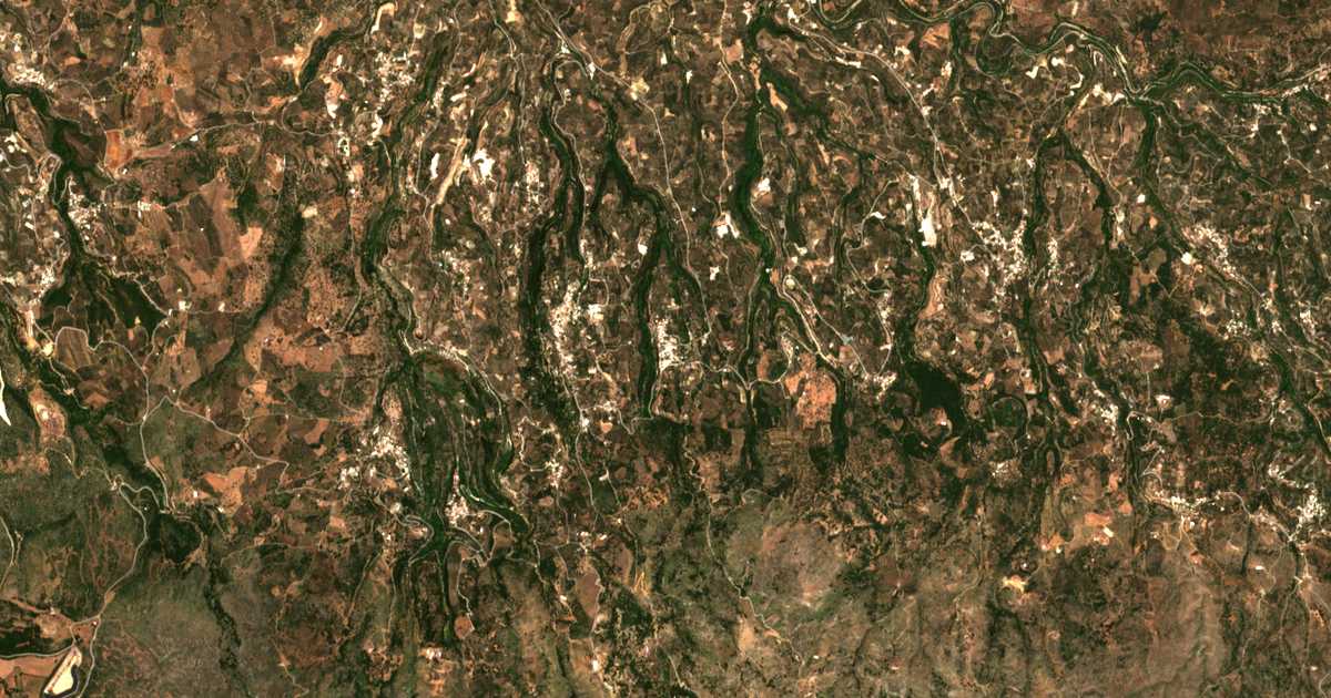 Сателитска карта на Orthés