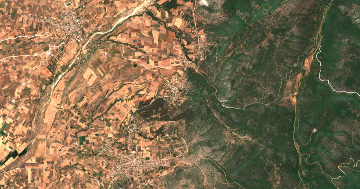 Сателитска карта на Дизмикли