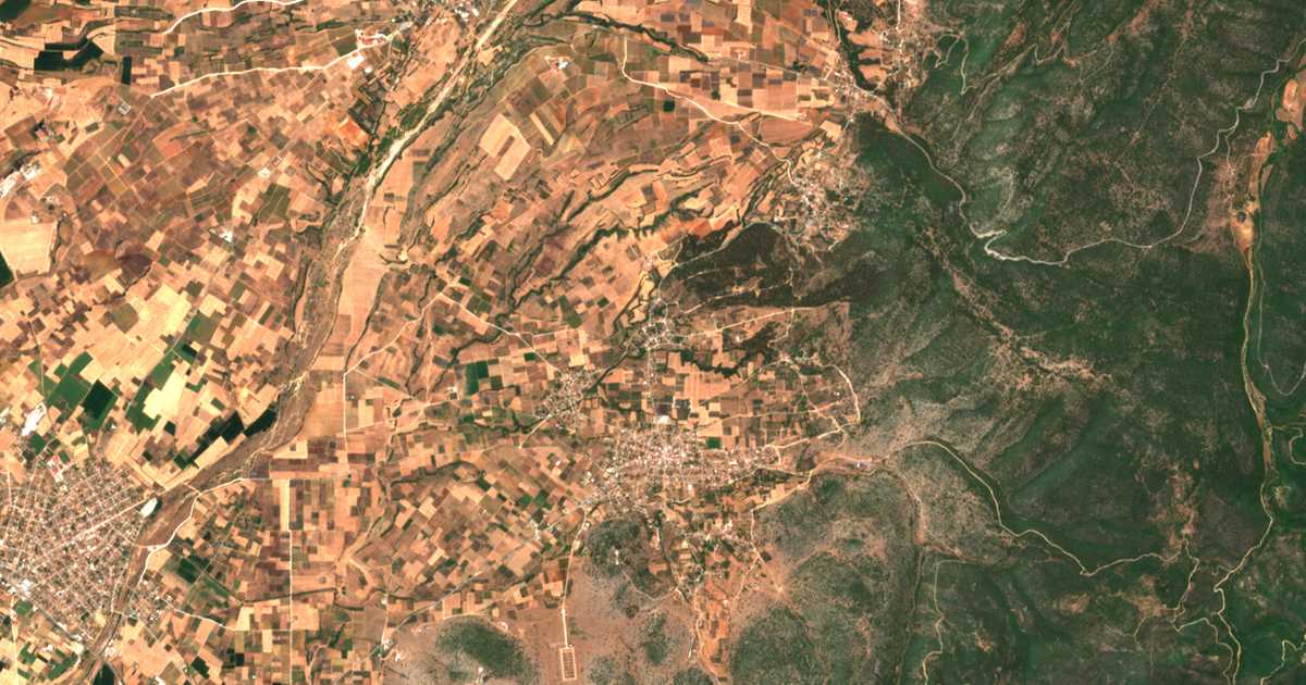 Сателитска карта на Арапли