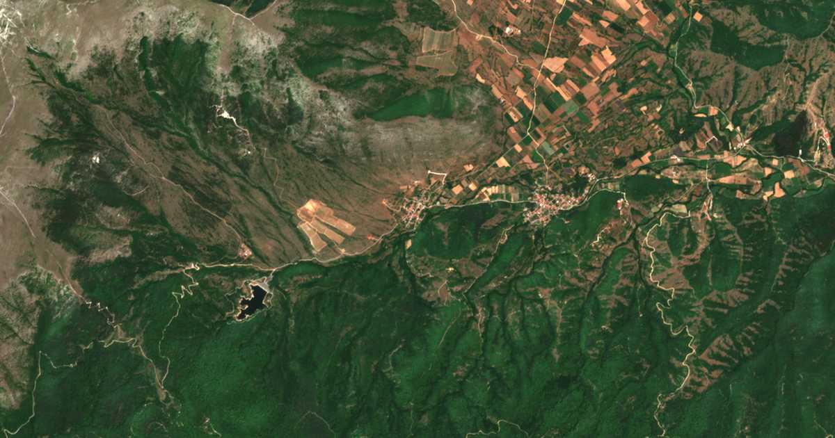 Сателитска карта на Караќој